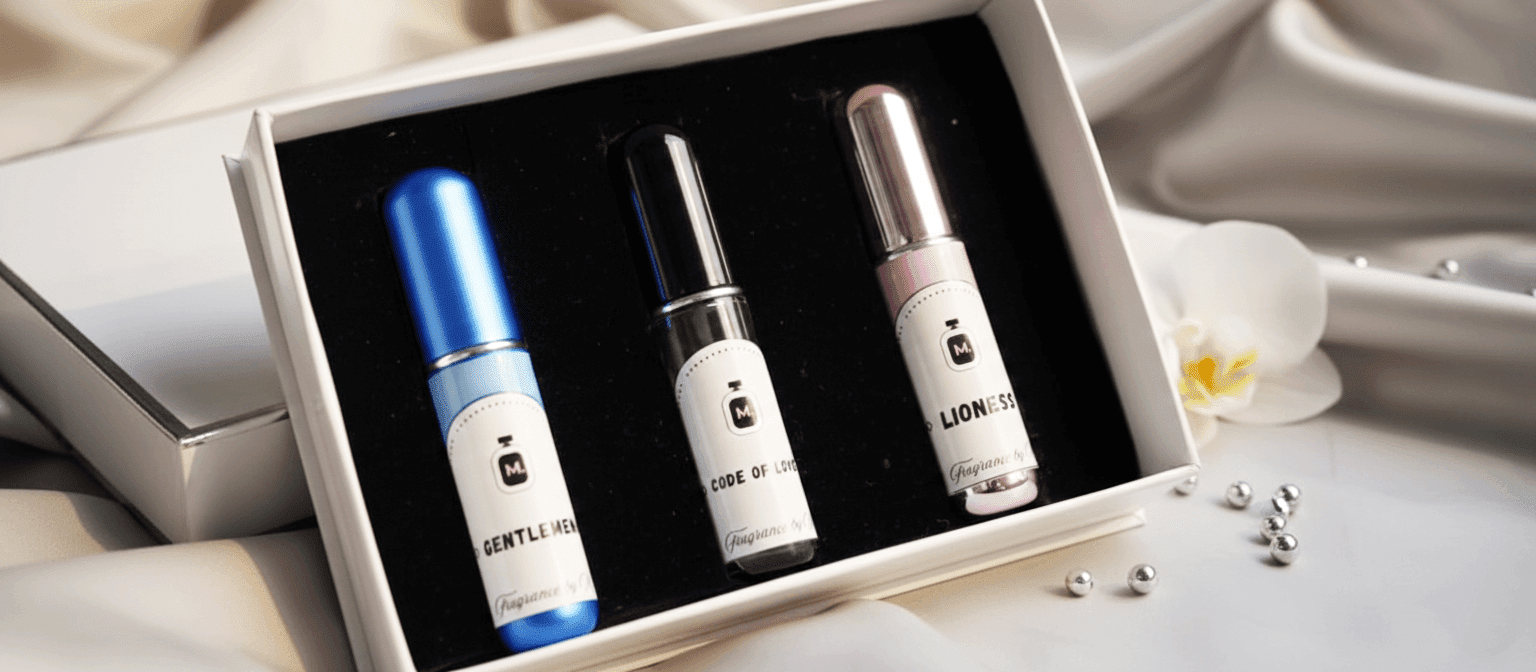Premium Discovery Box - 3 Long - Lasting Perfumes in Metal Bottles - Fragrance By M.